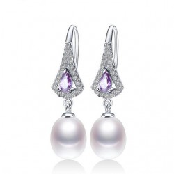 Cercei Perle Model 2 - argint si perle de cultura
