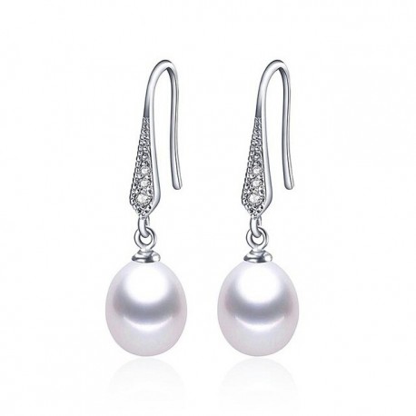 Cercei Perle Model 15 - argint si perle de cultura