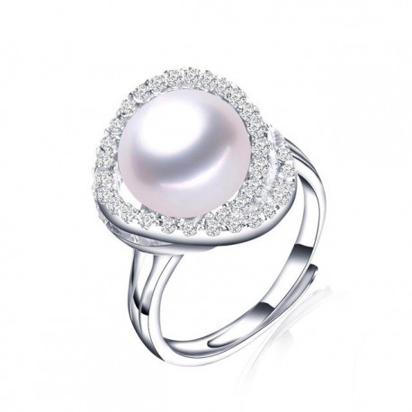 Inel Perle Model 3 - argint si perle de cultura