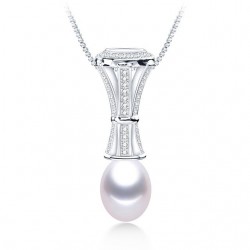 Lantisor Perle Model 5 - argint si perle de cultura