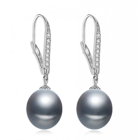 Cercei Perle Model 14 - argint si perle de cultura